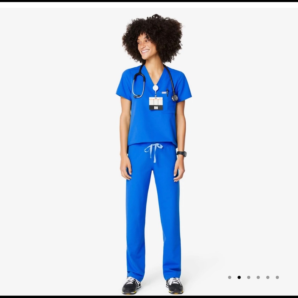 Figs Royal Blue Livingston M Tall